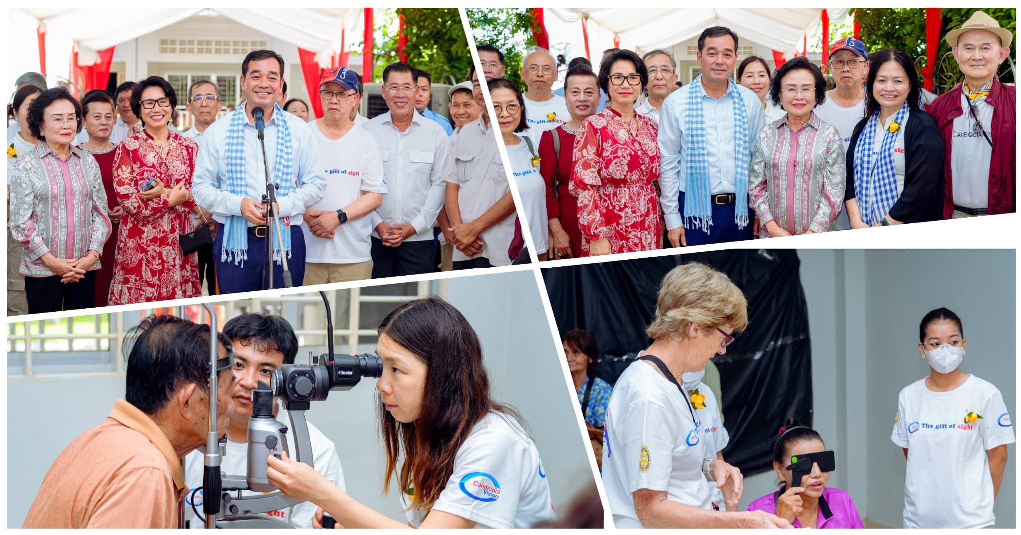អភិបាលខេត្តកំពង់ចាម ថ្លែងអំណរគុណដល់ក្រុមគ្រូពេទ្យអង្គការ Cambodia Vision ដែលស្ម័គ្រចិត្តព្យាបាលជំងឺភ្នែកជូនប្រជាពលរដ្ឋដោយឥតគិតថ្លៃ