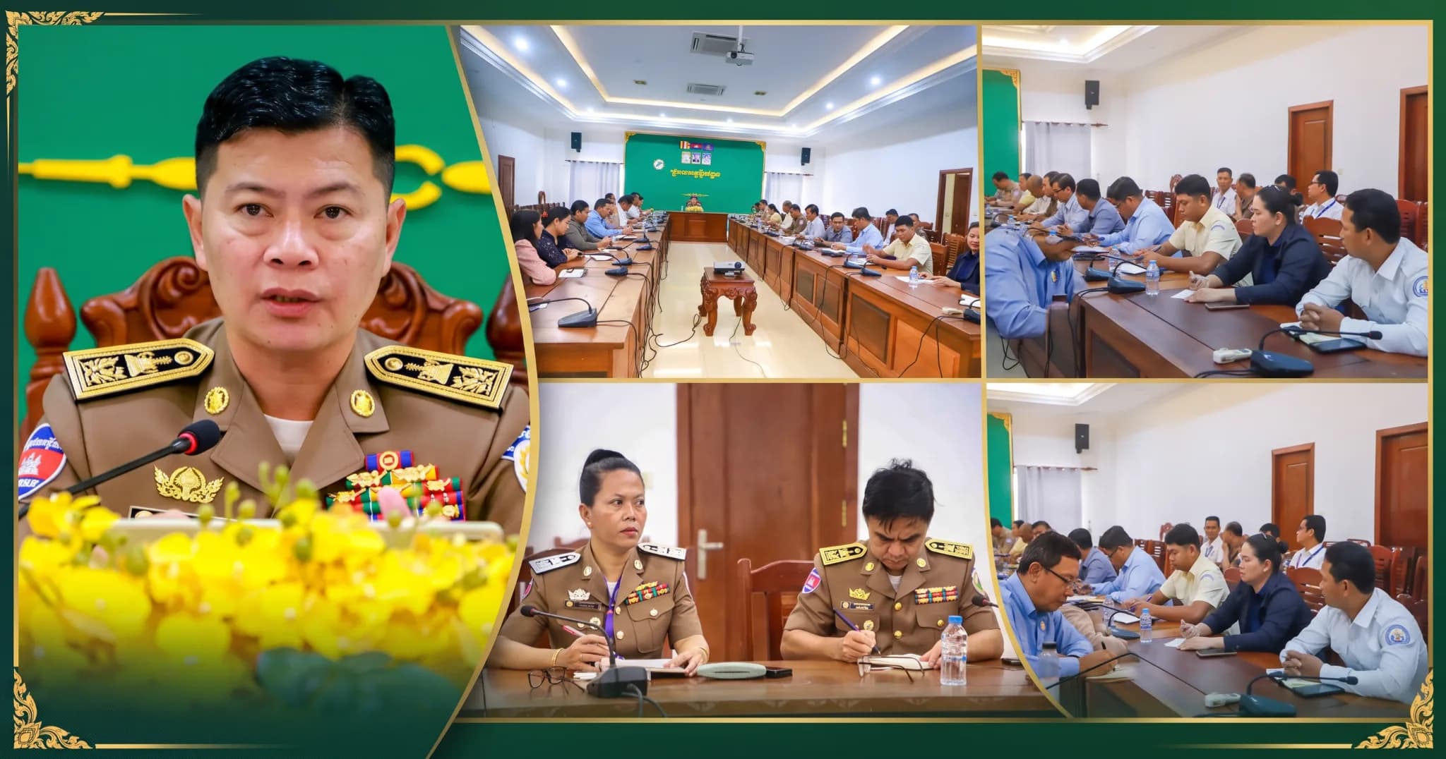 រដ្ឋបាលខេត្តស្ទឹងត្រែង បើកកិច្ចប្រជុំសម្របសម្រួលការផ្តល់សេវាដឹកជញ្ជូនប្រជាពលរដ្ឋដោយឥតគិតថ្លៃ ក្នុងឱកាសពិធីបុណ្យភ្ជុំបិណ្ឌ